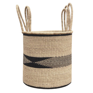 Dara Tall Basket with Two Handles
